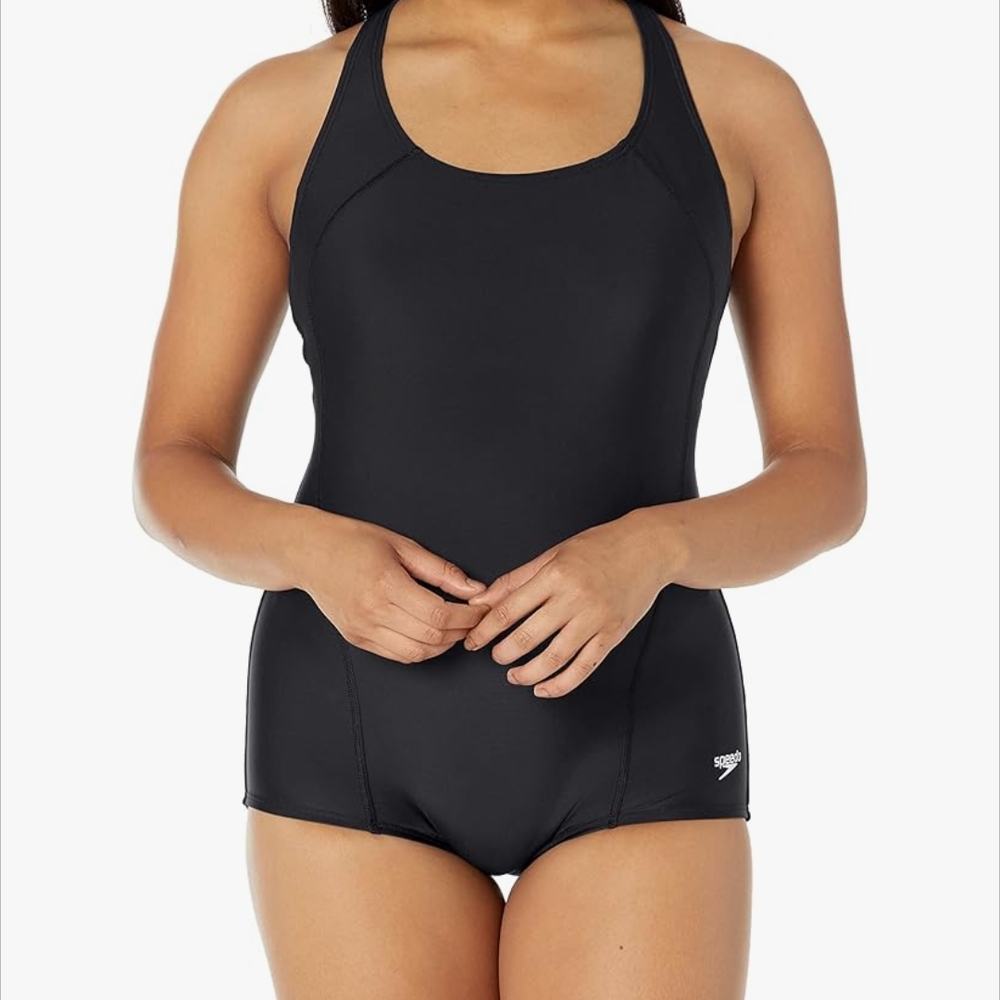 Speedo Women's Black One-Piece Swimsuit